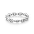 Platinum Prong Set Diamond Band (LB62-PL)