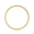 14K Yellow Gold 6mm Men's Milgrain Wedding Band (FG358-YG)