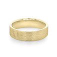 14K Yellow Gold 6mm Men's Coarse Wedding Band (FG24-YG)