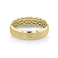 18K Yellow Gold Men's Tacori Sculpted Crescent Wedding Band (107-6B-YG)