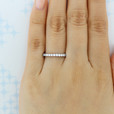 18K White Gold Tacori Sculpted Crescent Diamond Band (33-2W)