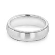 14K White Gold 5mm Low Dome Polished Band (FG172-WG)