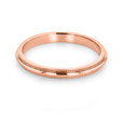 14K Rose Gold 2mm High Polished Milgrain Band (WB50-RG)