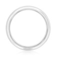 Platinum 4.5mm High Polished High Dome Band (WB145-PL)