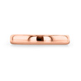 14K Rose Gold 3mm High Polished Low Dome Band (WB491-RG)