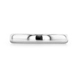 14K White Gold 3mm High Polished Low Dome Band (WB491-WG)