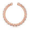 14K Rose Gold Double Pavé Diamond Wedding Band (1011245-RG