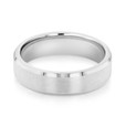 Platinum 6mm Men's Beveled Wedding Band (FG145A-PL)