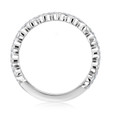 18K White Gold Tacori Crescent Crown Diamond Wedding Band (2674B34W-WG)