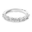 18K White Gold Tacori Sculpted Crescent Pear Diamond Wedding Band (268722B12W-WG)