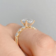 2.50 ct Tacori Sculpted Crescent Platinum Engagement Ring (2687RD85-PL)