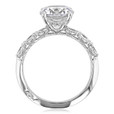 2.50 ct Tacori Sculpted Crescent Platinum Engagement Ring (2687RD85-PL)