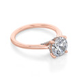 2 ct Round Solitaire Rose Gold Engagement Ring (FG87-200-RG)