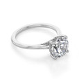 2.50 ct Round Solitaire White Gold Engagement Ring (FG87-250-WG)