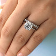 2.50 ct Round Solitaire White Gold Engagement Ring (FG87-250-WG)
