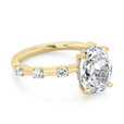 2.50 ct Oval Prong-Set Yellow Gold Engagement Ring (EV21-YG)