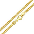 Gold Plated 3MM Franco Chain (CH3FRY-20)