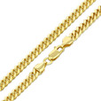 Gold Plated 5MM Miami Curb Chain (CH5CUY-20)