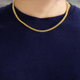 Gold Plated 5MM Miami Curb Chain (CH5CUY-20)