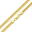 Gold Plated 6MM Miami Curb Chain (CH6CUY-22)