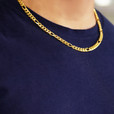Gold Plated 6MM Miami Curb Chain (CH6FIY-20)