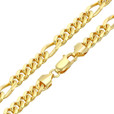 Gold Plated 6MM Miami Curb Chain (CH6FIY-22)