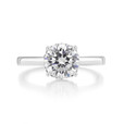 1.50 ct Round Solitaire Platinum Engagement Ring (EV53-PL)