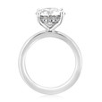 3 ct Round Solitaire White Gold Engagement Ring (SO14L-WG)
