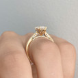 1.00 ct Tacori Simply Solitaire Yellow Gold Engagement Ring (2651EC7X5-YG)