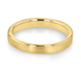 14K Yellow Gold 3mm Flat Top High Polished Band (WB458Y)