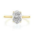 2 ct Simply Tacori Solitaire Yellow Gold Engagement Ring (268215OV95X7Y-YG)