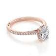 1.50 ct Simply Tacori Rose Gold Engagement Ring (2671OV8X6-RG)