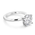 Solitaire White Gold Engagement Ring (SO14L)