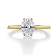 1.80ct Oval Simply Tacori Engagement Ring | 2650OV8X6