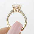 Rose Gold Morganite Engagement Ring (R939-4)