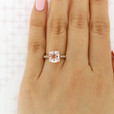 Rose Gold Morganite Engagement Ring (R940-4)