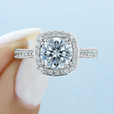 2 ct Tacori RoyalT Platinum Engagement Ring (HT2650CU8)