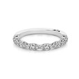 18K White Gold Tacori Petite Crescent Wedding Band (HT2558B12)