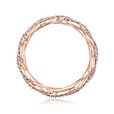 14K Rose Gold 2.80mm Twist Eternity Diamond Band (FG551R)