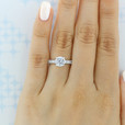 1.25 ct Round Micro-Prong White Gold Engagement Ring (EV19)