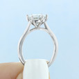 1.50 Ct. Round Moissanite 8-Prong Solitaire Engagement Ring (EV117-M)