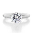 1.25 ct Round Solitaire White Gold Proposal Ring (SO38)