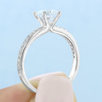 1 ct Round Gabriel Pavé White Gold Engagement Ring (GC19)