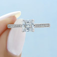 1 ct Tacori Coastal Crescent White Gold Engagement Ring (P102PR55)