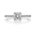 1 ct Tacori Coastal Crescent White Gold Engagement Ring (P102PR55)