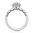 1 ct Tacori Coastal Crescent White Gold Engagement Ring (P103RD65)