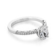 1 ct Tacori Coastal Crescent White Gold Engagement Ring (P104OV75X55FW)