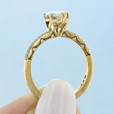 1.25 ct Tacori Coastal Crescent Yellow Gold Engagement Ring (P104PS9X6)