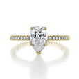 1.25 ct Tacori Coastal Crescent Yellow Gold Engagement Ring (P104PS9X6)