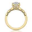 2 ct Tacori Coastal Crescent Yellow Gold Engagement Ring (P1022RD8)